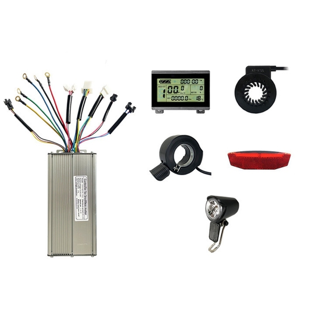36V 48V 1000W Sine Wave Controller Motor Ebike Controller With KT LCD3 Display Electric Bicycle Scooter E-Bike Parts Kit