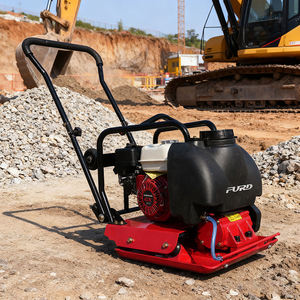 Kompaktor Tanah Aspal Mini Bertenaga Bensin, Kompaktor Pelat Tanah Getar Kecil untuk Dijual - Product Image 4