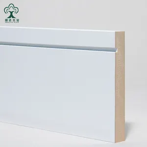 Fast Delivery Skirting Moulding Good Quality UK Skirting White Primed MDF Skirting Board