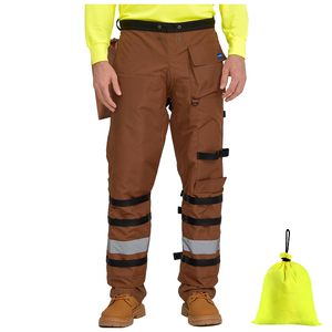 Pantalones de <span class=keywords><strong>motosierra</strong></span> protectores ajustables de 8 capas/ropa de seguridad Chap para trabajadores forestales y madereros - Product Image 6