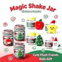 Vente en gros de jeux de société personnalisés, pots magiques anti-stress, peluches de Noël (sapin, pomme, bonhomme de neige), cadeaux de Noël extensibles à l'eau