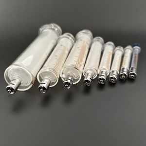 Sortie d'usine professionnelle <span class=keywords><strong>Booster</strong></span> résistant à la corrosion seringue à aiguille en verre Luer Lock <span class=keywords><strong>cylindre</strong></span> de baril de distribution - Product Image 3