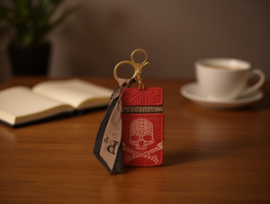 Round Skull Leather Key Chain Hot <b>Drill</b> Red Packet <b>Mini</b> Bag Style - Product Image 2