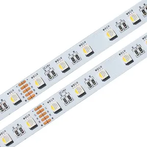 5M SMD5050 RGBW 4 ב-1 LED רצועת אור DC24V 12W 60LED RGB+ 2200K 6500K קישוט LED רצועת אורות