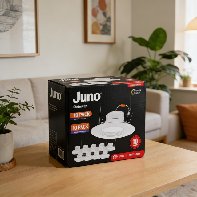 Sturdy Corrugated LED Light Packaging Box Custom Printed Cardboard Kraft Household Use Products Box for Recessed Downlights