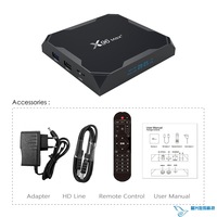 Dispositivo de Transmisión Multimedia H96 MAX con Protocolo de Internet OTT, Reproductor Multimedia de Cuatro Núcleos, Dispositivo Inteligente Premium con Android, OTT PROBADO