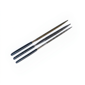 SUNTOOLS/STIPL Lime en acier inoxydable pour travail sur la cire (lot de 3 pièces) dans une pochette en plastique 14 cm Outils de bijouterie de haute qualité - Product Image 1