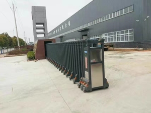 Portones Modernos Retráctiles Deslizantes de Aleación de Aluminio JHR Security con Control Remoto Automático para Uso Escolar e Industrial, Ecológicos - Product Image 6