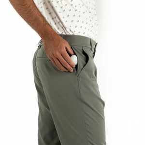 Pantalones Deportivos de Golf para Hombre, Diseño Delgado OEM de 5 Bolsillos, Tejido Sin Costuras de Secado Rápido, Elásticos, Estilo Vintage - Product Image 3