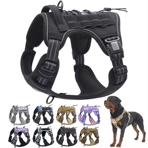 <span class=keywords><strong>Harness</strong></span> Anjing Taktis Nylon Tahan Lama, <span class=keywords><strong>Harness</strong></span> Pelatihan Hewan Peliharaan, <span class=keywords><strong>Harness</strong></span> Anjing Mewah yang Dapat Disesuaikan, Anti Tarik - Product Image 1