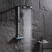 Accessoires de salle de bain thermostatiques de haute qualité ensemble de luxe mitigeur de douche robinet de salle de bain ensemble de douche