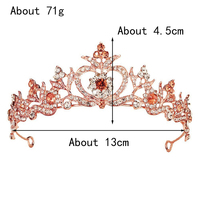 Couronne de Mariage, Bijoux de Cheveux, Accessoires Nuptiaux pour Femme, Couronne Baroque, Strass, Cristaux, Diadèmes, Couronnes de Reine pour Mariée, Cadeau de Fête