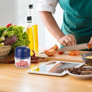 Kitchen Wireless Mini USB Food Grinder Machine Multi-functional <b>Garlic</b> Beater Masher Agitator Vegetable <b>Chopper</b> and Presses - Product Image 5