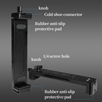 Support universel pour tablette et téléphone portable en alliage d'aluminium entièrement usiné CNC, idéal pour la photographie, le streaming en direct et les selfies Bluetooth