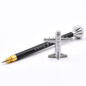 Nouveau design de stylo gel de recharge remplaçable en alliage de zinc modèle d'avion <span class=keywords><strong>Jedi</strong></span> Game Style 20cm - Product Image 3