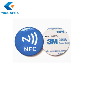 China Vervaardigt 13.56Mhz Mini-Label Duurzaam Nfc Rfid Epoxy Sleutelhanger Label Met Waterdichte Functie - Product Image 3