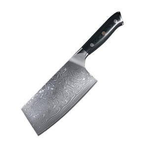 Couteau de cuisine en acier damas VG10 de haute qualité avec poignée G10 couteaux de cuisine à <span class=keywords><strong>d</strong></span>écouper tranchants et ménagers - Product Image 5