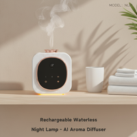 Diffuseur d'arômes électrique portable et écologique avec éclairage LED et double système de diffusion pour hôtel, voiture et usage domestique, garantie 1 an