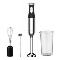 Mixeur Plongeant Silencieux à Moteur DC 1000W-1600W, Lames Multifonctionnelles en Acier Inoxydable, 21 Vitesses Variables, Idéal pour la Maison et l'Hôtellerie
