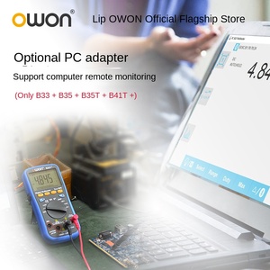 Owon b35t độ chính xác cao kỹ thuật số vạn năng cho Bluetooth tự động phổ thợ điện mét với chống bỏng hiển thị - Product Image 3