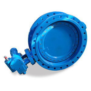 D342 OEM DN200-1000 Manual Sanitary Soft <b>Seal</b> Double Eccentric WCB Body Flange Butterfly Valve CE Certified for - Product Image 4