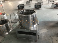 Machine à plumer les poulets automatique en acier inoxydable 220V, état neuf avec garantie d'un an, outil de retrait des plumes de volaille