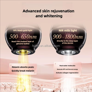 <span class=keywords><strong>Appareil</strong></span> de beauté de luxe Milk Light Black Gold avec technologie à double photon, dispositif de blanchiment et de rajeunissement de la <span class=keywords><strong>peau</strong></span> pour femmes - Product Image 3