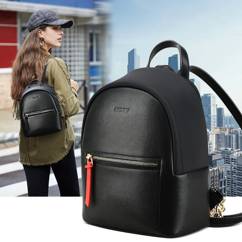 BOPAI new fashion ladies small bag pack for teenage girls casual lightweight mochila school mini women backpack