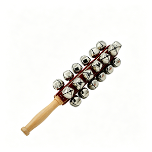 Instrumento Musical Orff al por Mayor, Sonajero de Mano con 25 Campanas para Bebés - Product Image 3