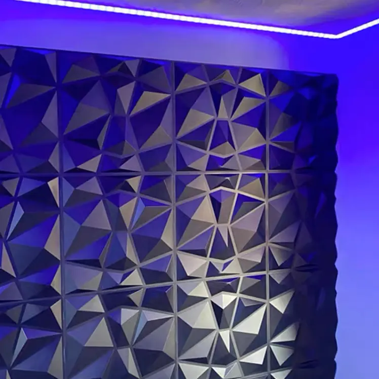 3D Panel tường hình nền Rolls PVC trắng hiện đại Panel tường cho trang trí nội thất hình nền 3D trang trí nội thất papier peint