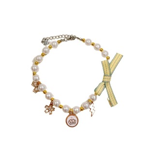 Pet Collar Pearl Jewelry Elegant Style <b>Small</b> Breed Dog Cat <b>Necklace</b> Geometry Pattern All Seasons Jeweled Accessory - Product Image 5