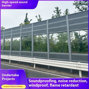 Đường cao tốc trong suốt ngoài trời bảng Rào Cản âm thanh cộng đồng cầu giảm tiếng ồn bao vây cách âm cho sử dụng ngoài trời - Product Image 3