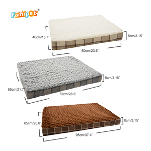 Famipet personalizzato comodo rettangolo <span class=keywords><strong>Memory</strong></span> <span class=keywords><strong>Foam</strong></span> Pet Pet letto per cani ortopedico letto per cani con fodera lavabile rimovibile - Product Image 2