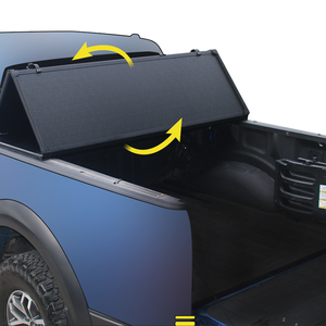Xiangta Offre Spéciale nouvelle couverture de Tonneau pliante dure couverture de lit de camion à trois volets pour Chevy <span class=keywords><strong>Silverado</strong></span> 1500 micros universels - Product Image 5