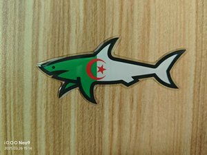 2025 Blnieece DIY防水鲨鱼卡通贴纸快速厂家批发手机衣服帽子装饰品 - Product Image 3