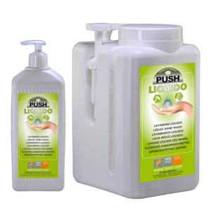 1 Lt Crema limpiadora de manos blanca 'Push' Producto limpiador y lavado Premium - Product Image 2