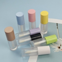 Vide Givré Rond rose Brillant À Lèvres Tube 6ml Vente En Gros En Vrac 5ml Brillant À Lèvres Conteneur Bouteille Vide Emballage Cosmétique Tube En Plastique