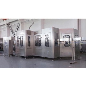 Tự động 1 năm bảo hành gỗ Chai PET có ga uống điền Máy 10500kg 380V 50Hz 3 giai đoạn - Product Image 1