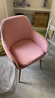 Chaise de salle à manger moderne de luxe en métal, style nordique, pour la vente en gros à prix abordable