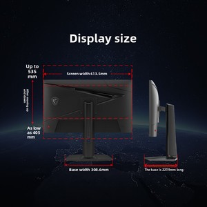 Pour Mag274qpf X32 – Écran de PC <span class=keywords><strong>27</strong></span> pouces, 2K, IPS, 320 Hz, 0,5 ms (GTG), HDR, port DP – Nouveau modèle à hauteur réglable et pivotant - Product Image 6