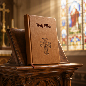 Vente en gros de Bibles Saintes en <span class=keywords><strong>anglais</strong></span> et en espagnol, couverture rigide en cuir PU, fabrication sur mesure, maison d'édition - Product Image 1