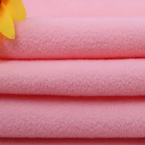 Factory Supplier 100% Polyester Dty Polar Fleece Two Side Brush Both Side Antipilling Micro Polar Fleece Fabric For Garment