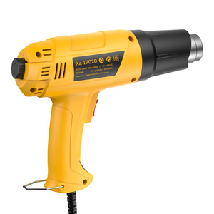 Pistola de aire caliente industrial con pantalla digital, directo de fábrica, ajuste de temperatura de dos velocidades, pistola de calentamiento para aplicación de película en coches pequeños - Product Image 4