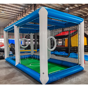 Arena de Fútbol Inflable Plegable de la Marca EJIA, Personalizada de Fábrica, con Obstáculos, Red de Seguridad, Campo de Carreras de PVC Resistente - Product Image 2