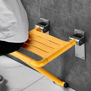 Siège de douche pliable Ji Tu pour salle de bain, capacité de charge 250 kg, antidérapant, fixation murale, pour personnes âgées et handicapées - Product Image 2