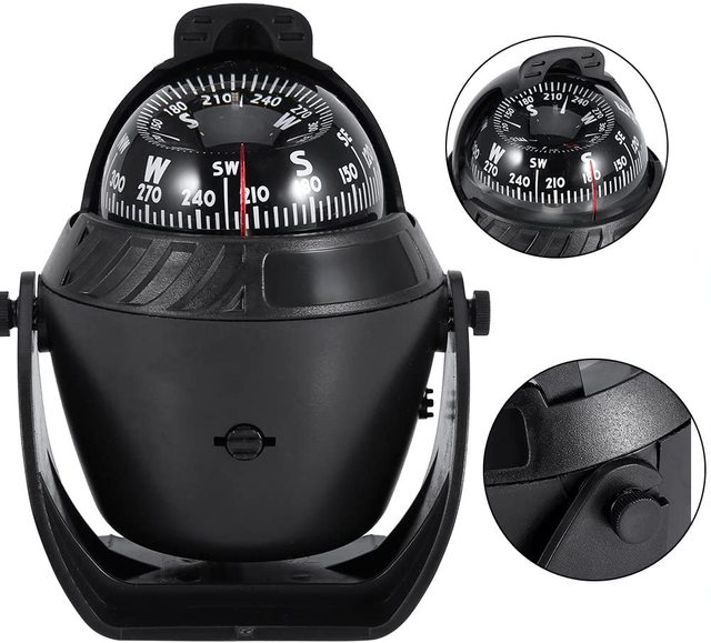 Hot Sale Navigation Accessories with Black Marine Magnetic Compass