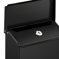 Boîte aux lettres domestique personnalisable, créative, verrouillable, autoportante, antivol, étanche, en métal avec finition thermolaquée