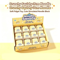 Nouveau produit : Jouets anti-stress Squishy en forme de nouilles, 5cm et 7cm, doux, craquants et mignons, pour enfants