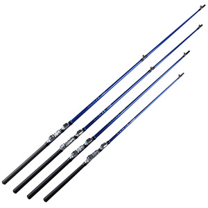 Caña de Pescar Menglong Raft Rod de 1.3m, Acción Media Rápida, para Pesca en Agua Salada, Colores Azul, Blanco y Amarillo, para Uso en Ríos y Mares - Product Image 5