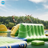 Parc aquatique gonflable d'été pour équipement aquatique Parc aquatique gonflable commercial pour enfants et adultes